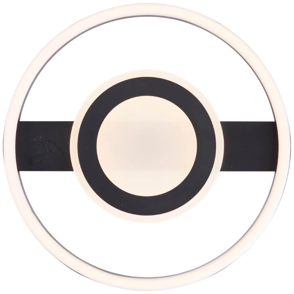 Plafonnier Maureen Ø 37cm noir Brilliant 4004353420061