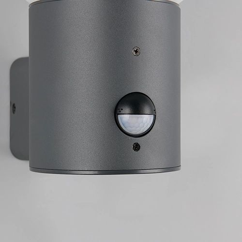 Lampe murale en sphérie Mures anthracite avec capteur Trio 4017807687200