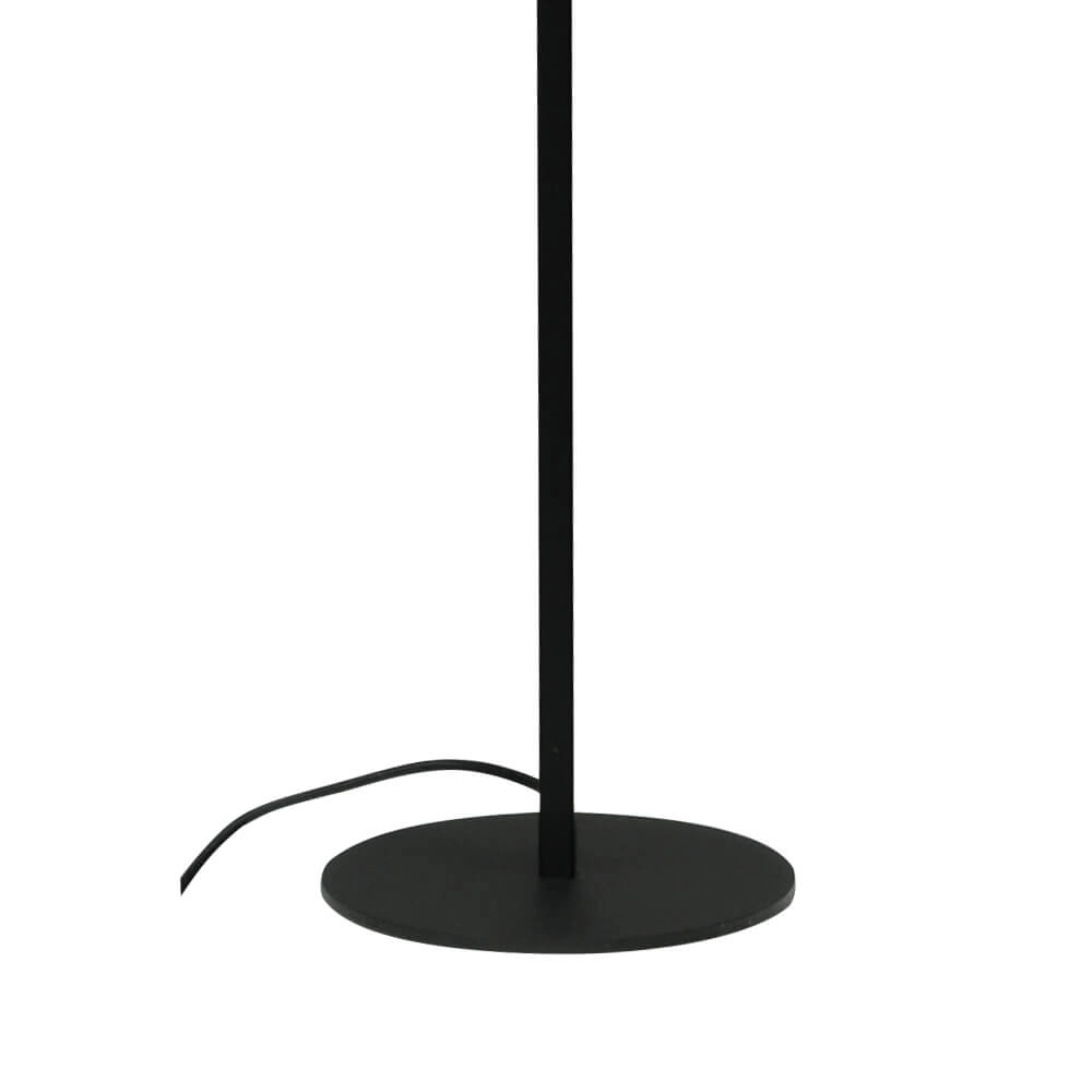 Lampadaire en verre Lazise 2 noir avec de l'or Masterlight 8718121303635