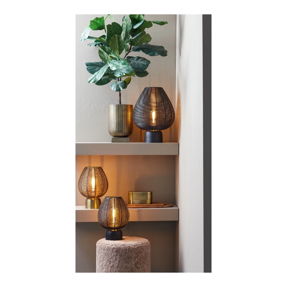 Lampe de table Suneko bronze Light & Living 8717807659929