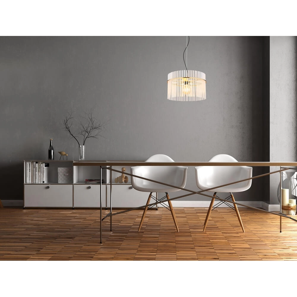 Suspension dorée Gorley avec verre Ø 40cm Globo 9007371449804