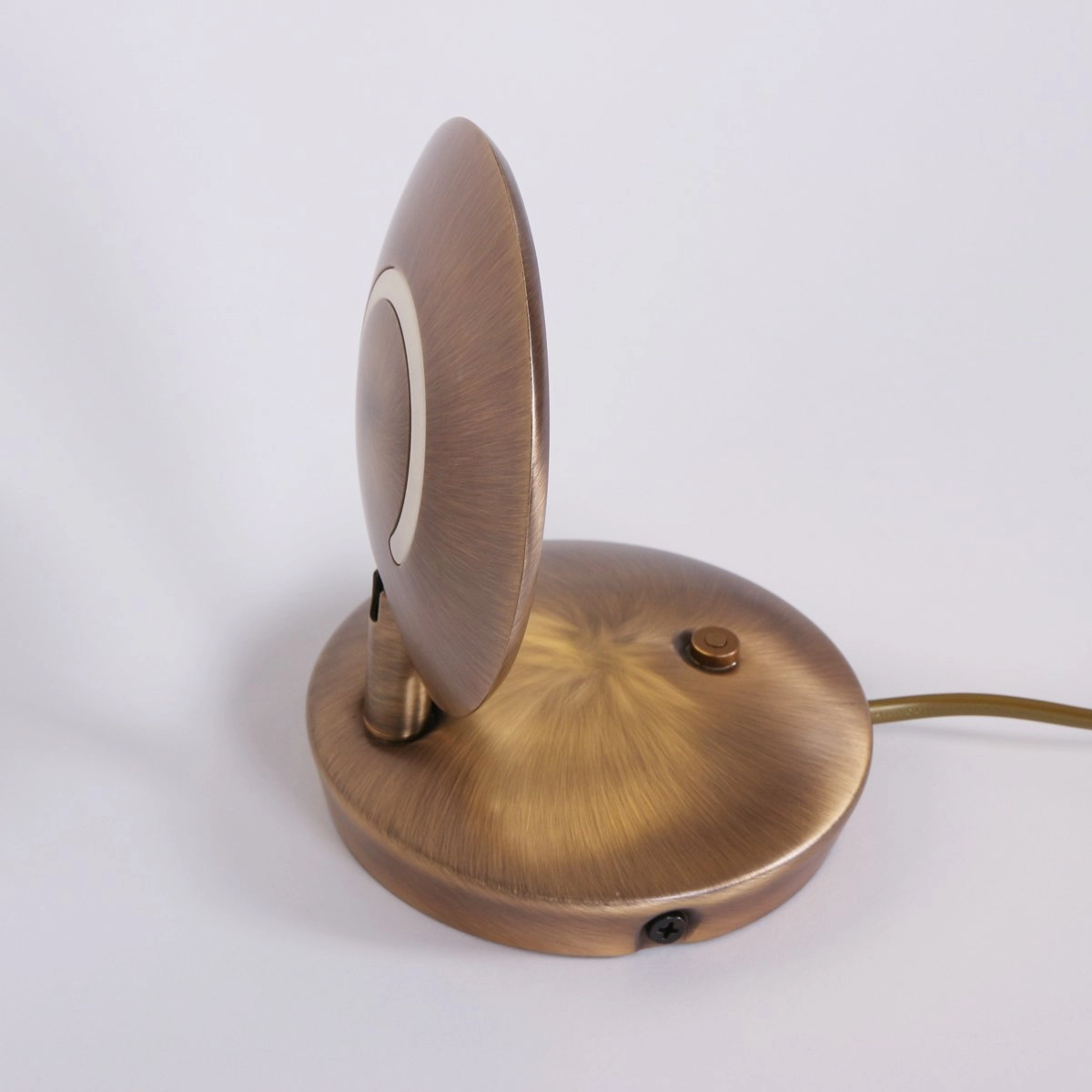 Spot mural LED Zenith 12cm bronze marron Steinhauer 8712746116373