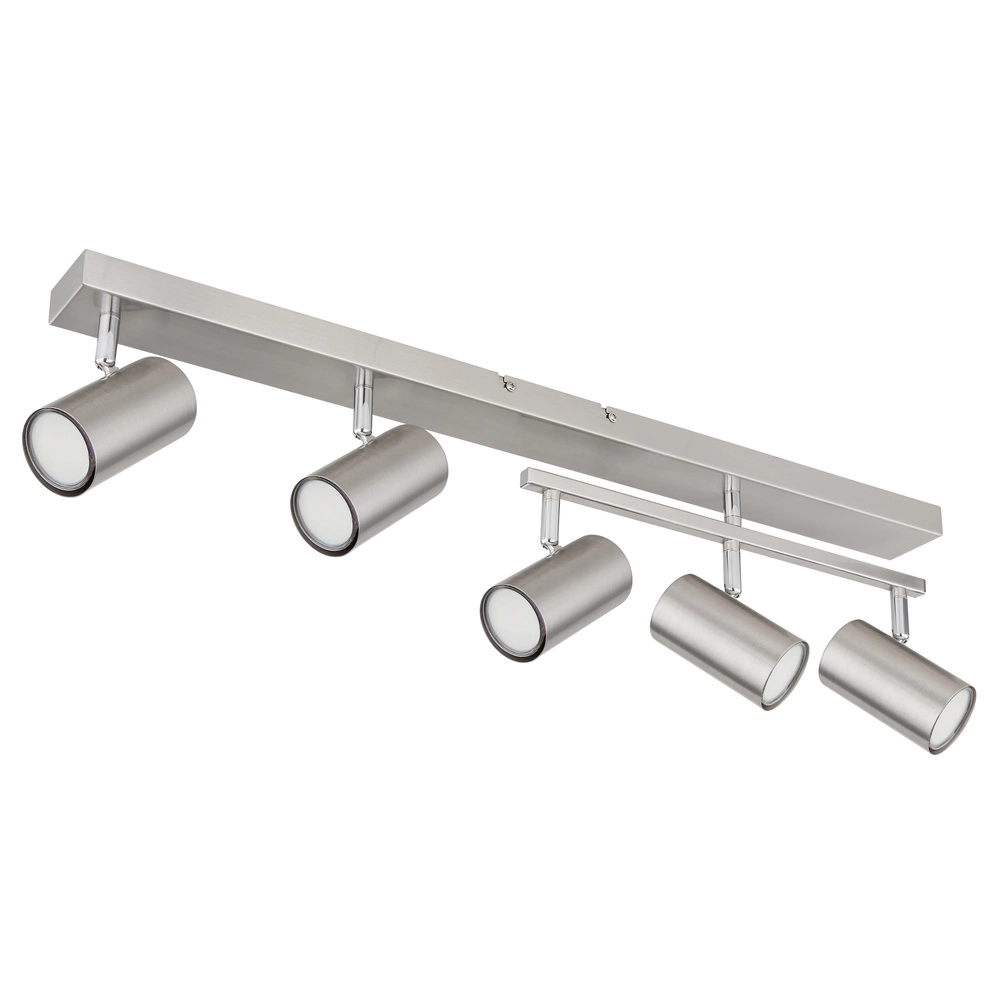 Lampe de plafond à 5 lumières Robby nickel Globo 9007371436576