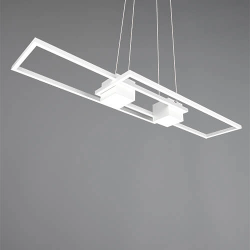 Lampe suspendue LED pour bureau Albany blanc