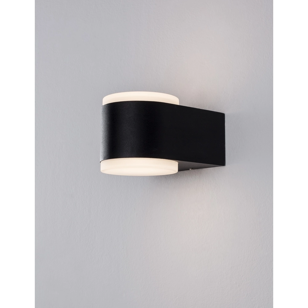 Applique murale élégante Nus Double noir Lyora 5212017425959