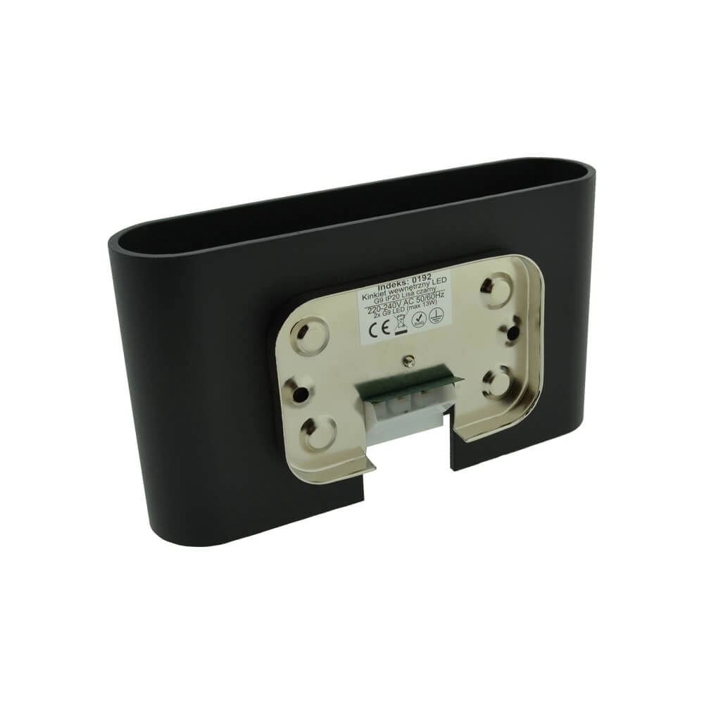 Applique noire Lisa 2x G9 Lyora 5908263383487