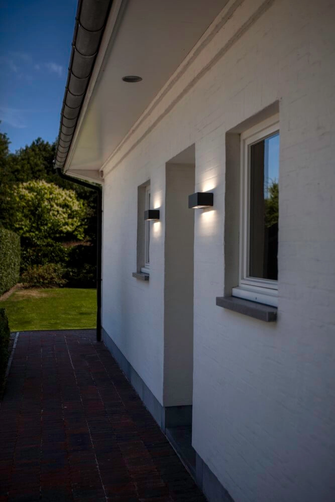 Applique noire épurée Gemini conception Lutec 6939412011639