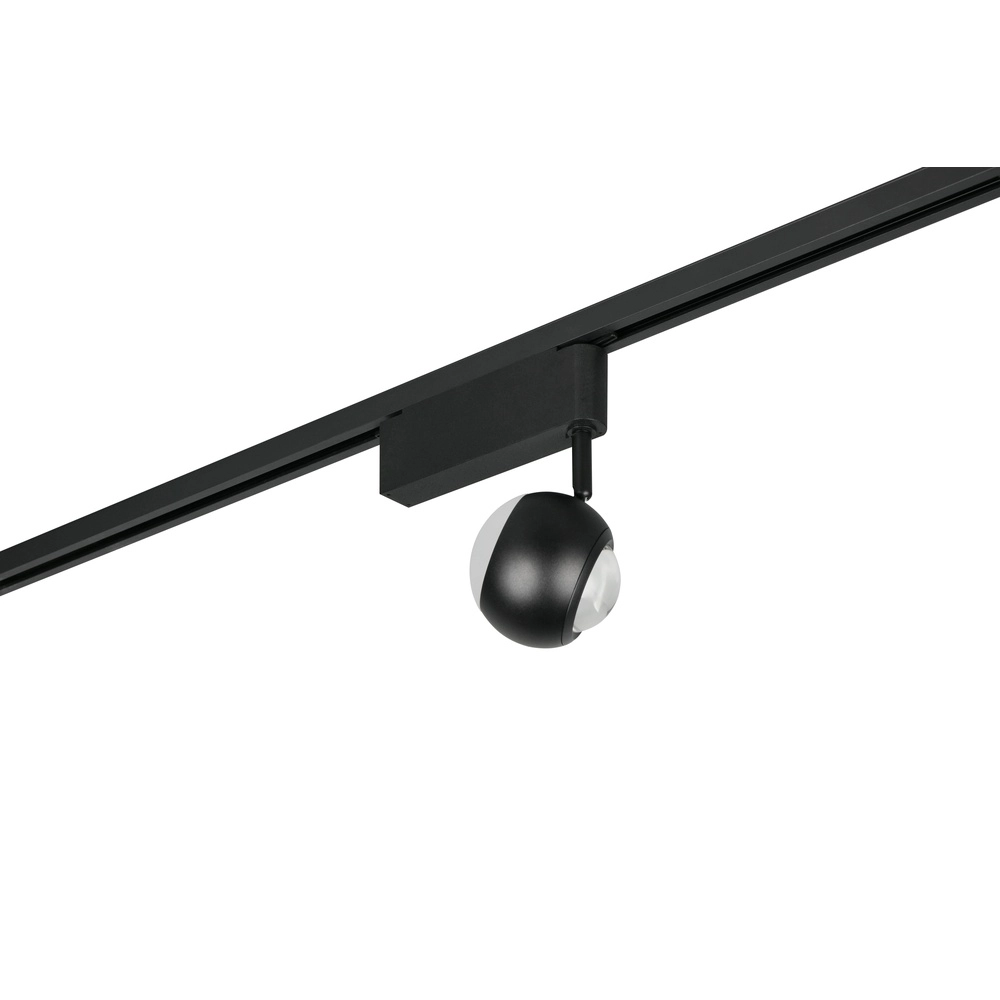 Spot ferroviaire Hamlet Noir 2 phases Trio 4017807662900