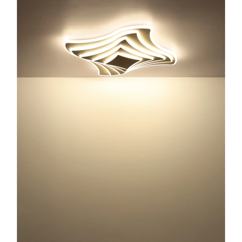 Lampe de plafond à design Octavio brun sable Globo 9007371569663