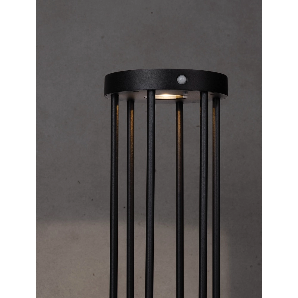 Lampe de jardin solaire Aigo anthracite 50cm Lyora 5212017449436