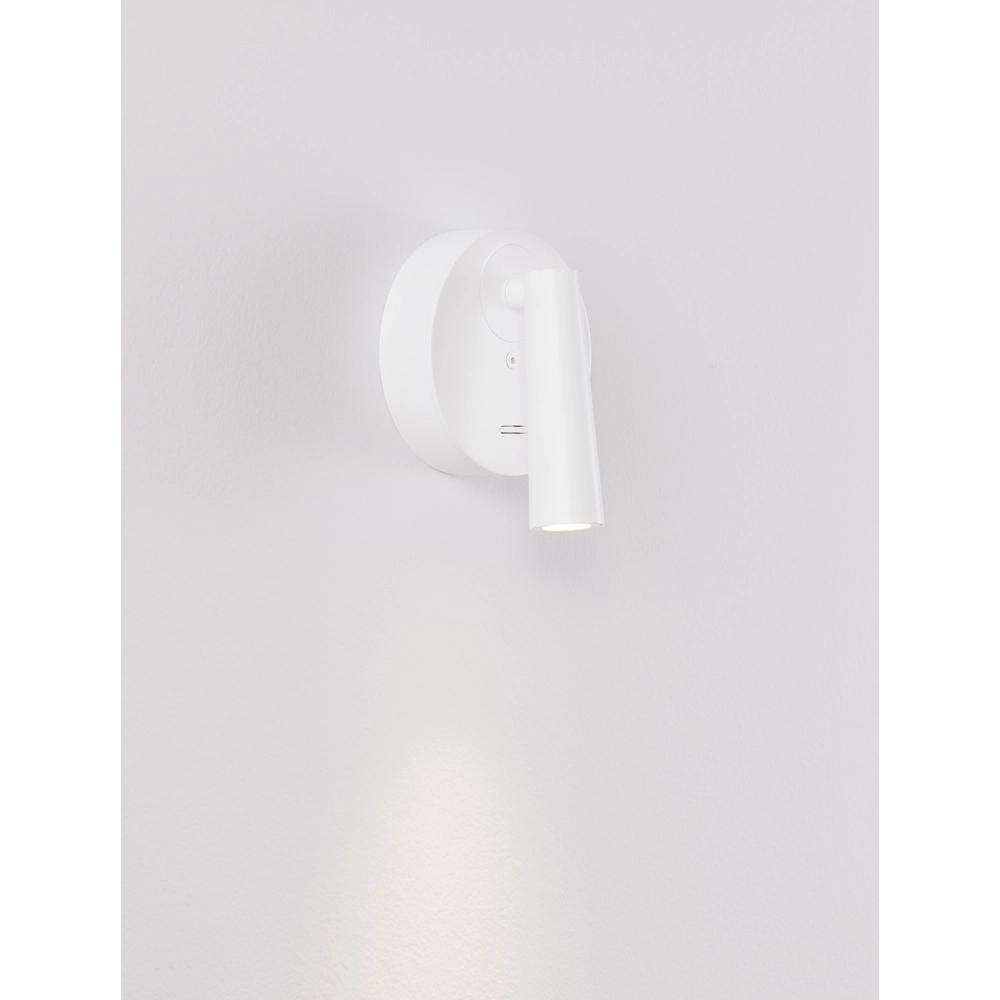Lampe de chevet Tico blanc
