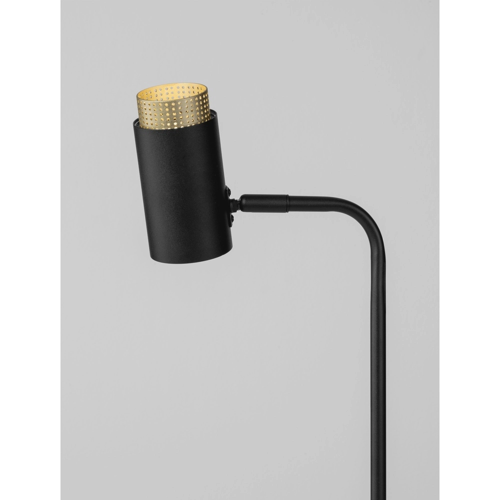 Lampe de bureau Nessi noir avec or Lyora 5212017475206