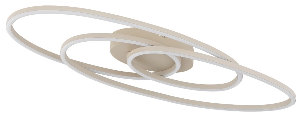 Lampe de plafond à design Spira brun sable Globo 9007371593347