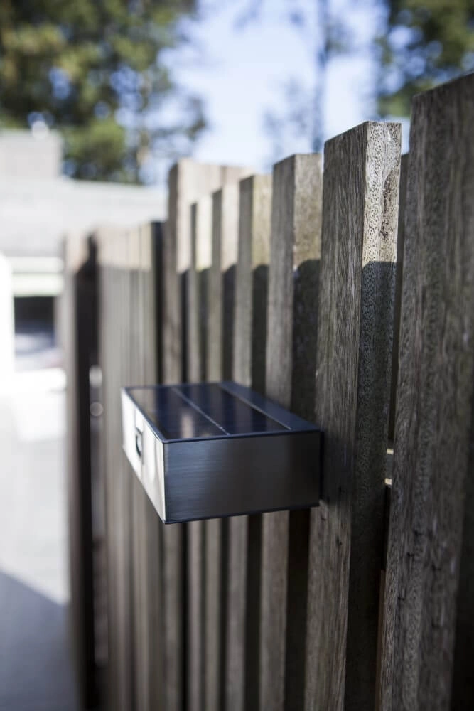 Applique solaire Brick Acier inoxydable Lutec 6939412044002