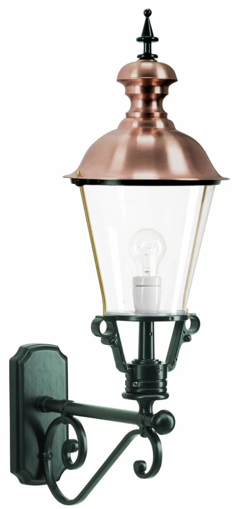 Lampe d'extérieur nostalgique Notaris L noir KS 8714732127745