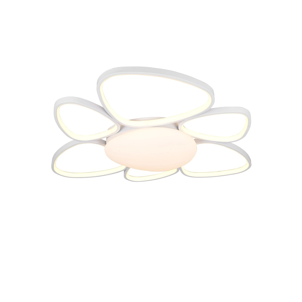 Lampe de plafond moderne Amelio blanc 85cm