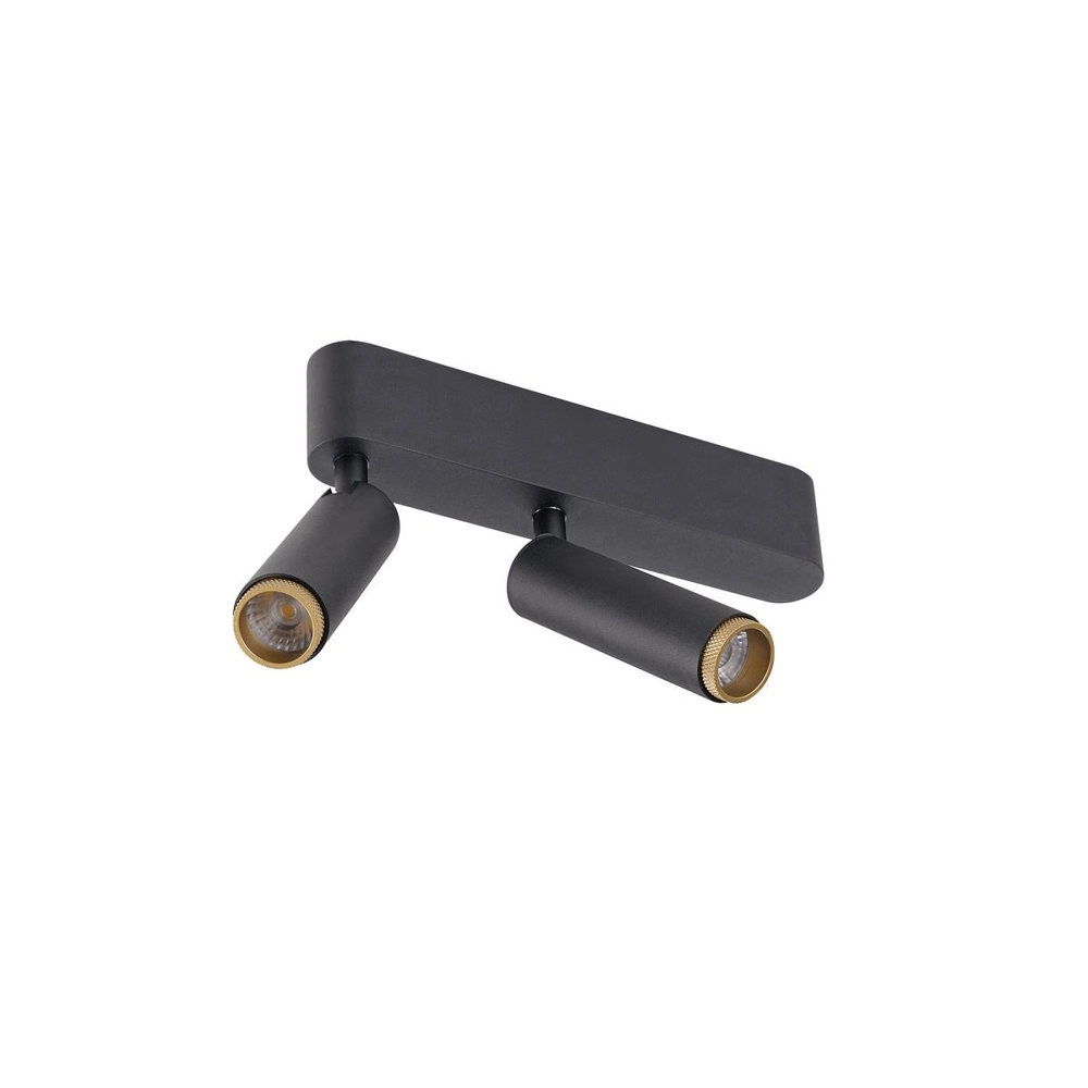 Spot monté en surface Grip! S 2 lumières noir 3000K SLV 4024163304894
