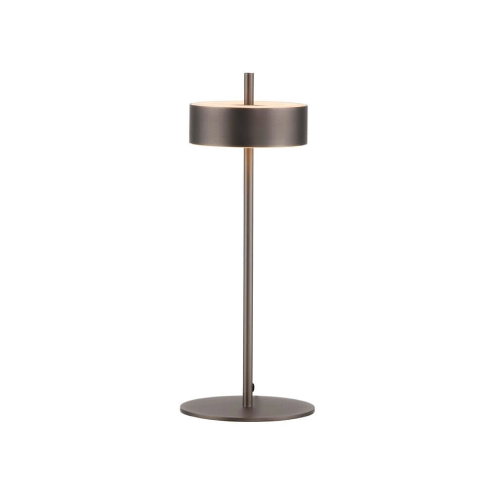 Lampe de table marron Q-Rotate conception Paul Neuhaus 4012248383216
