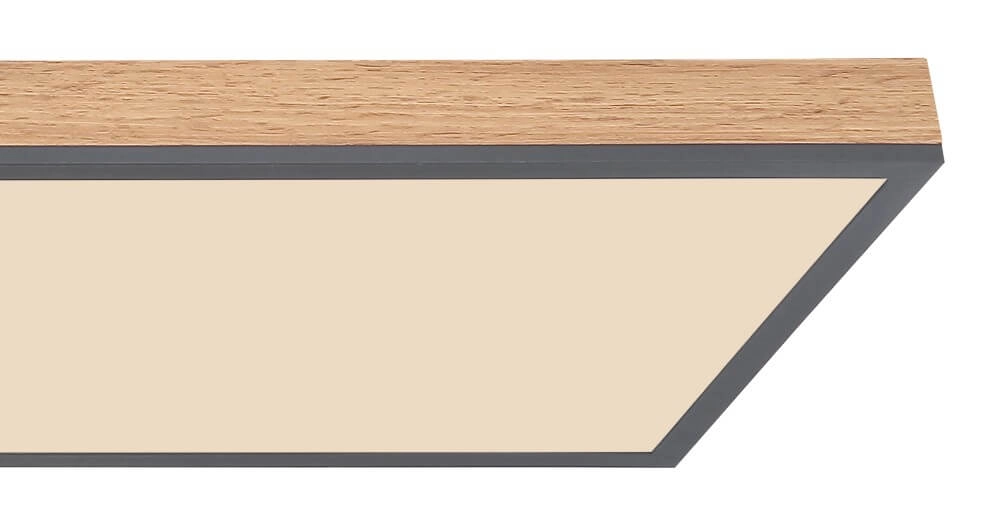 Plafonnier LED en bois Doro 120x30cm Globo 9007371428014