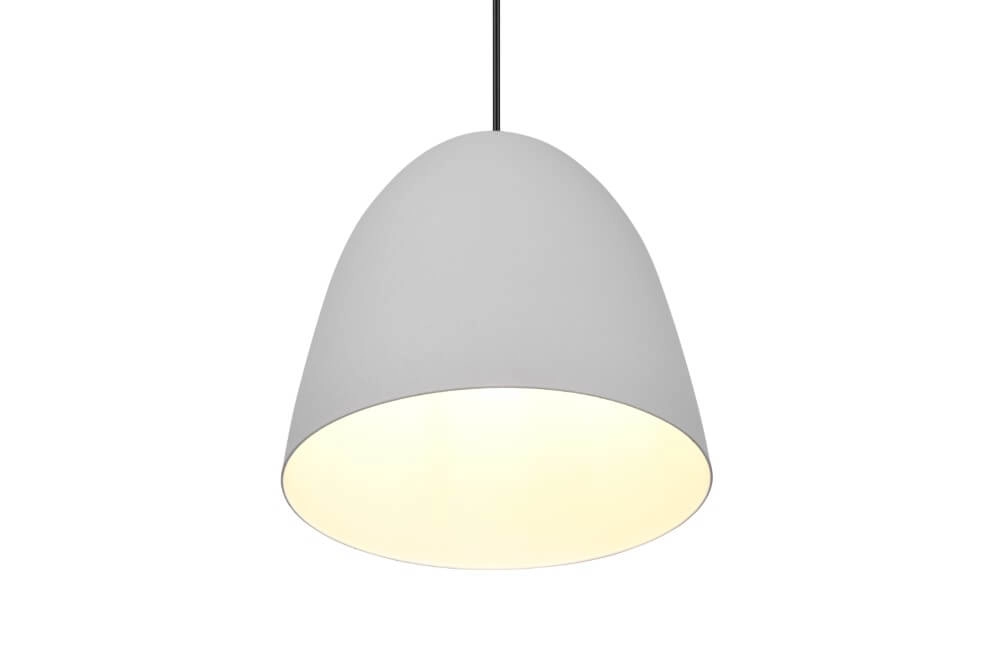 Lampe à suspension gris béton Tilda Ø 25 cm Trio 4017807522259