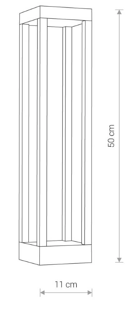 Éclairage de chemin design Structure Lyora 5903139814591