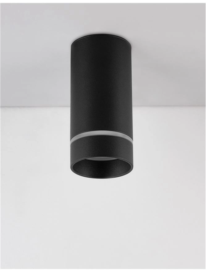 Spot de plafond design Esca noir Lyora 5212017421036