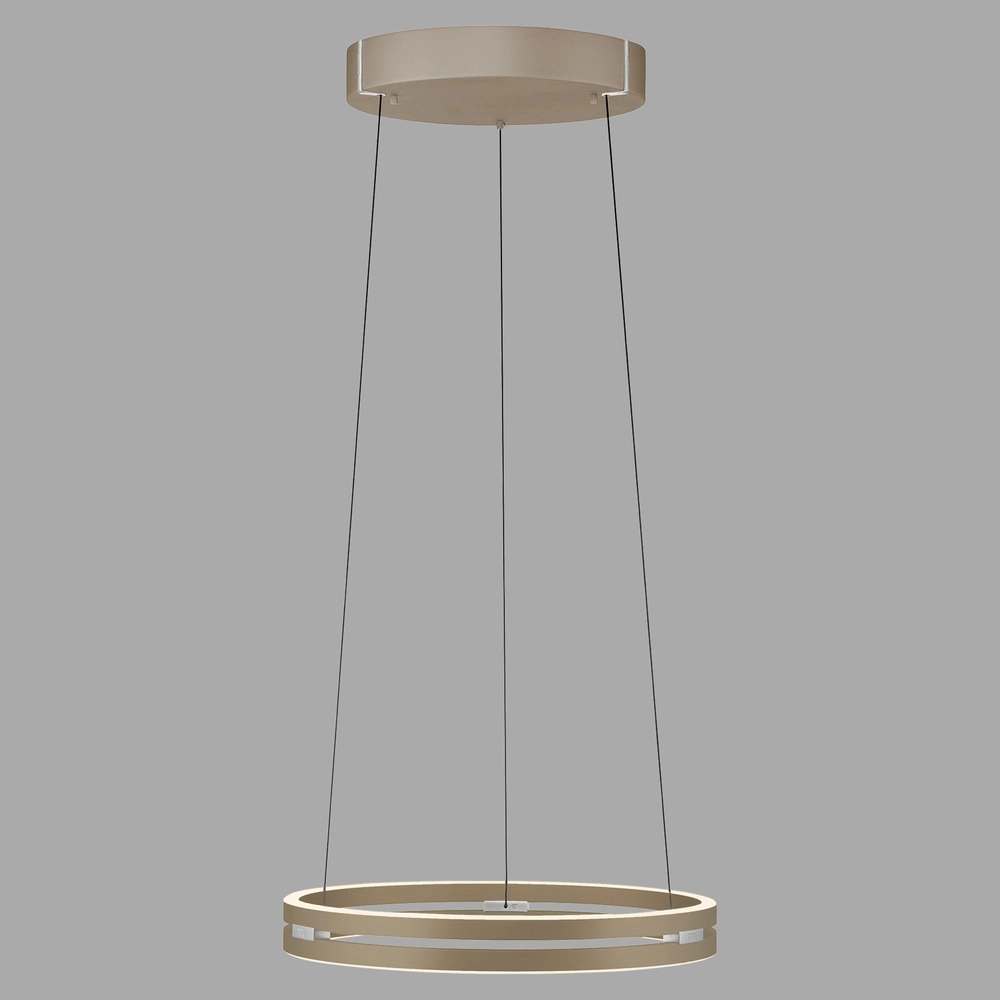 Lampe suspendue de bureau Pure E-Loop bronce - Ø 50 cm