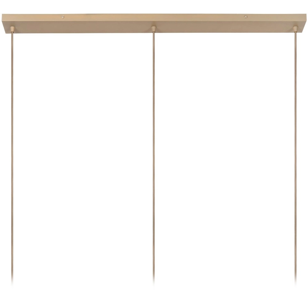 Lampe pendante à 3 lampes Esterel mini GU10 marron sable Lucide 5411212212337