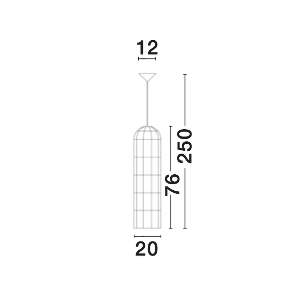 Suspension en rotin Mia Ø 20cm Lyora 5212017416698