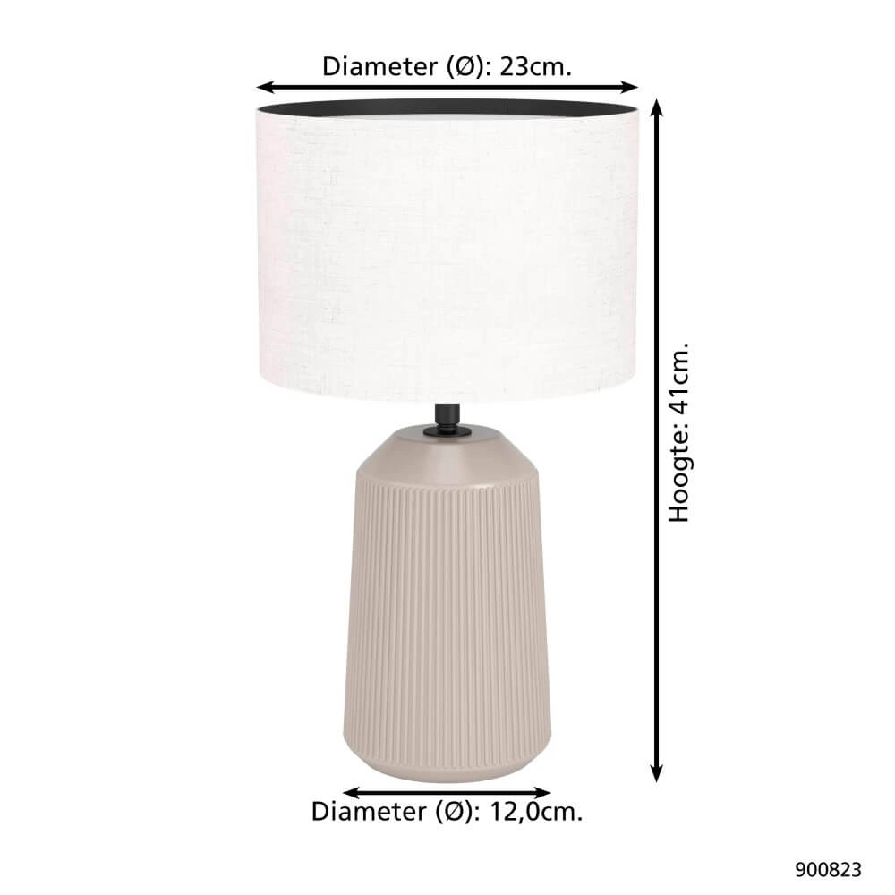 Lampe de table Japandi Capalbio Eglo 9008606274000