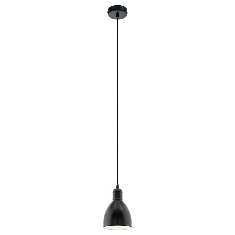 Lampe à suspension Priddy pendentif noir Eglo 9002759494643