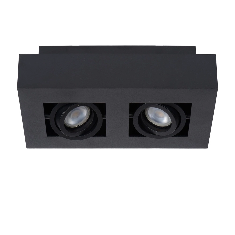 Projecteur de plafond Xirax 2 x 5W noirs