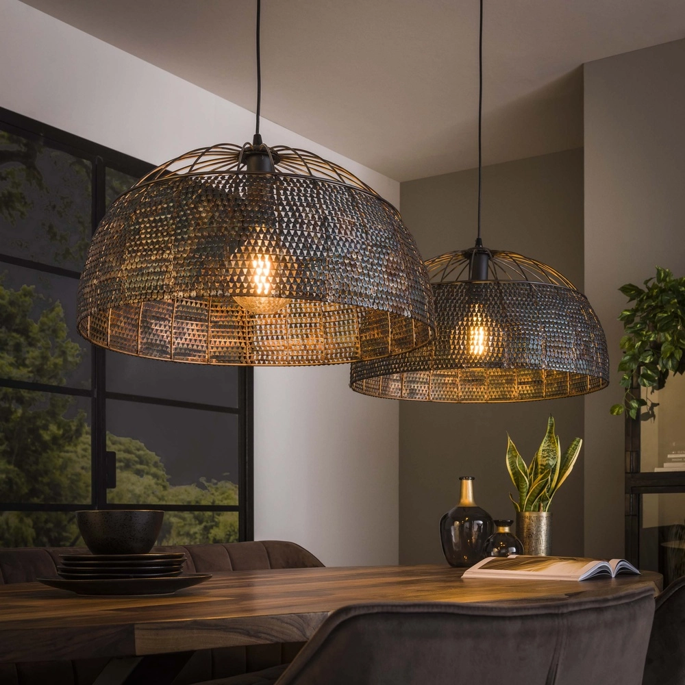 Lampe suspendue XXL pour salle à manger Armor 2x Ø 60 cm