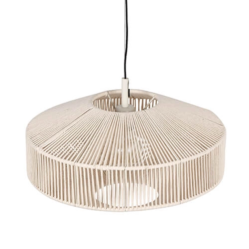 Lampe suspendue en corde Svea Ø 46 cm Trio 4017807617252
