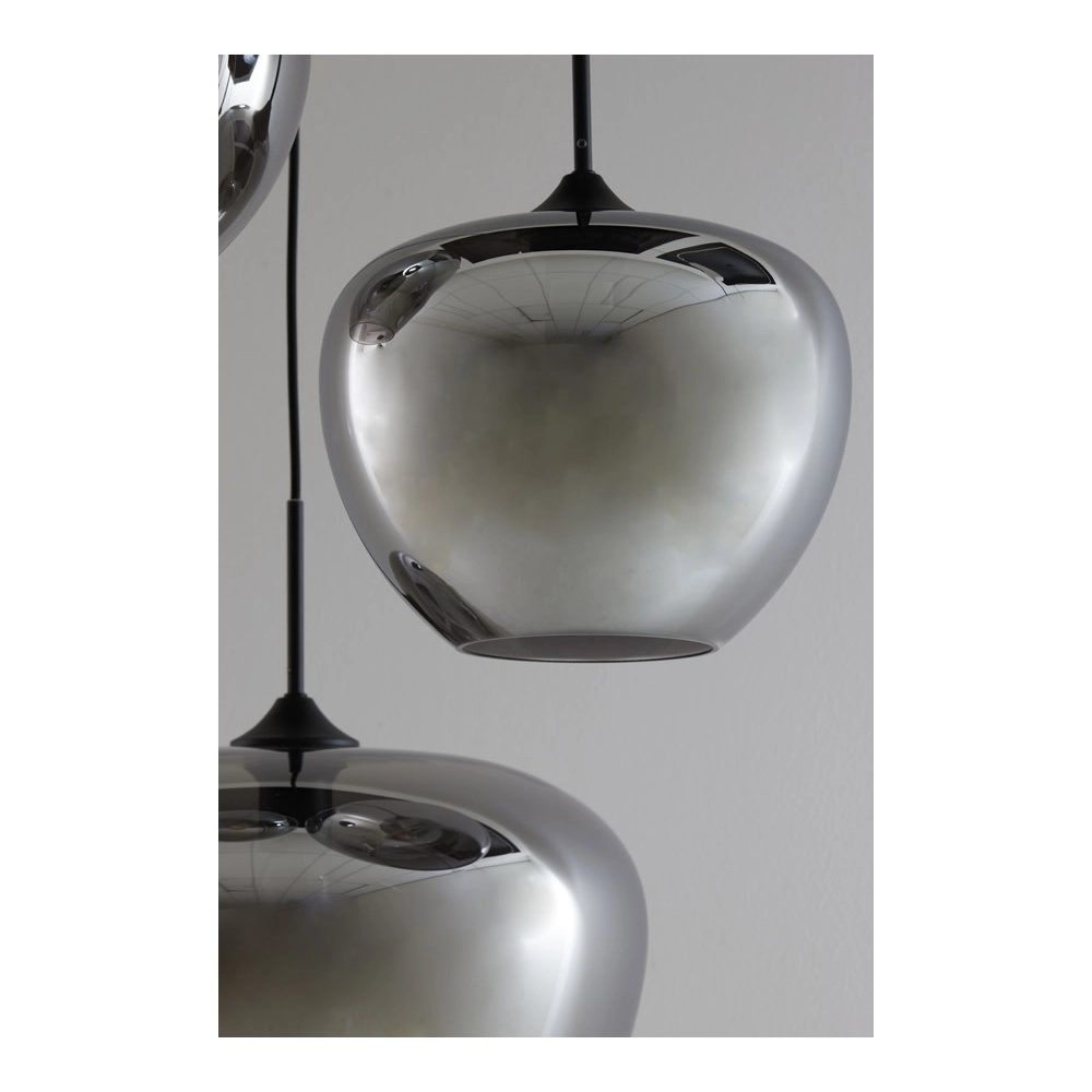 Lampe suspendue Mayson Fumée à 3 lumières Light & Living 8717807639020