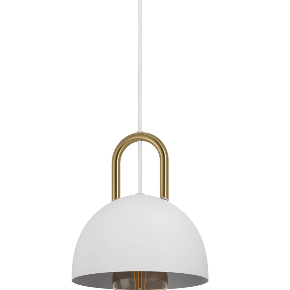 Lampe de table à manger Calmanera blanc avec de l'or Eglo 9002759996963