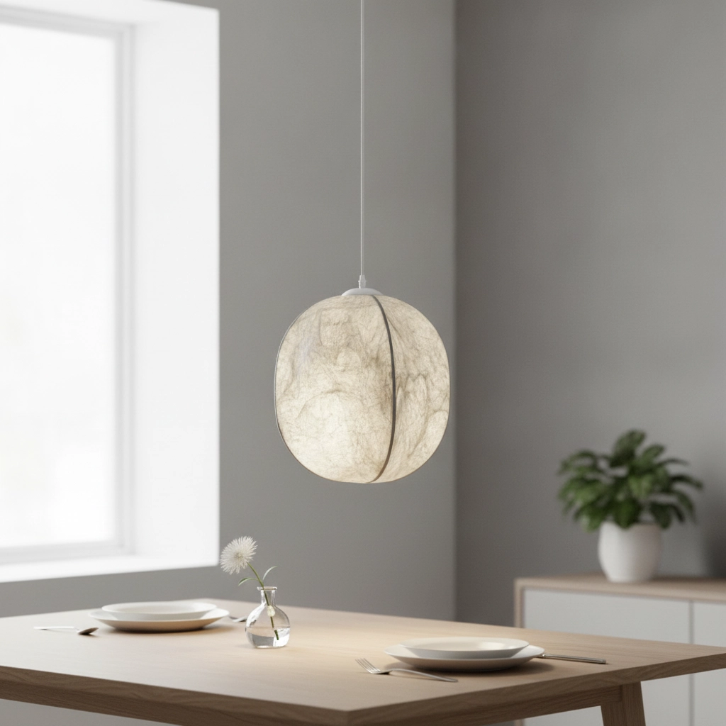 Suspension blanche Pierida Ø 42cm