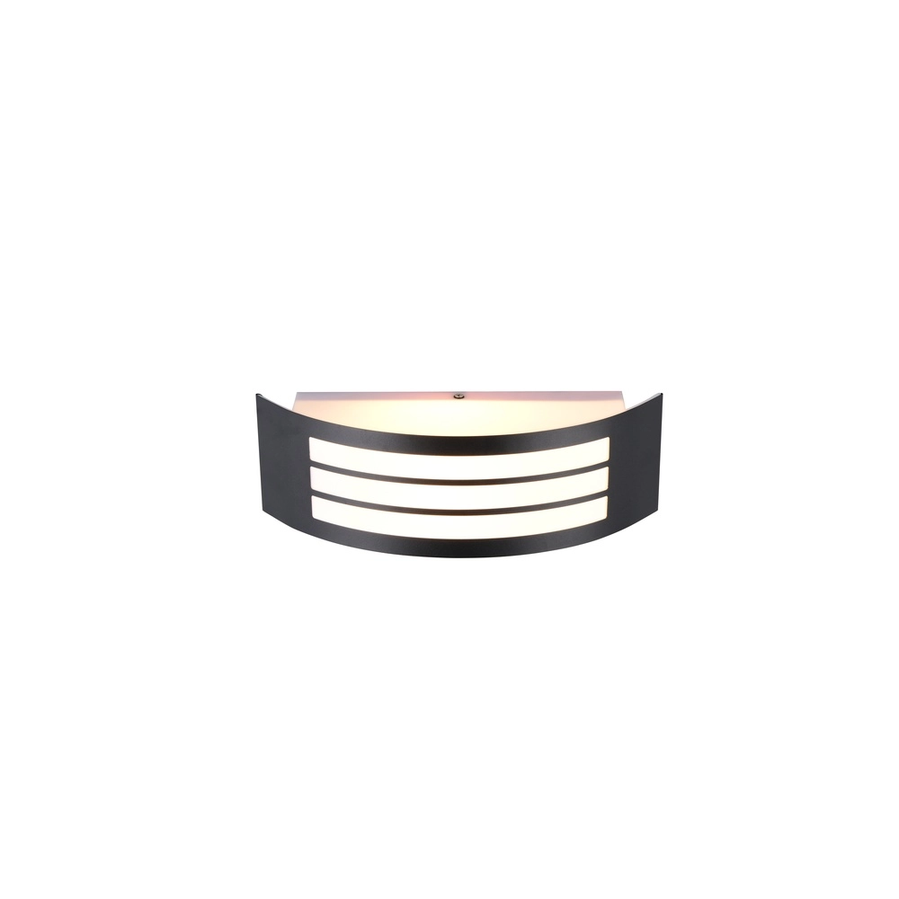 Lampe murale noire Ceuta Porte d’entrée Trio 4017807687637
