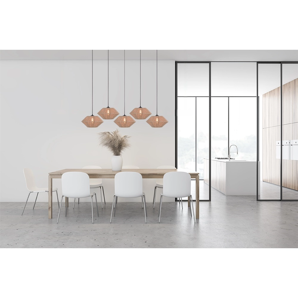 Lampe pendante de table à manger Bicono 5x Ø35cm Masterlight 8718121352855