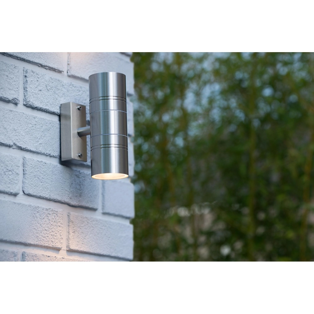 Projecteur mural Arne-Led Chrome haut et bas Lucide 5411212143976