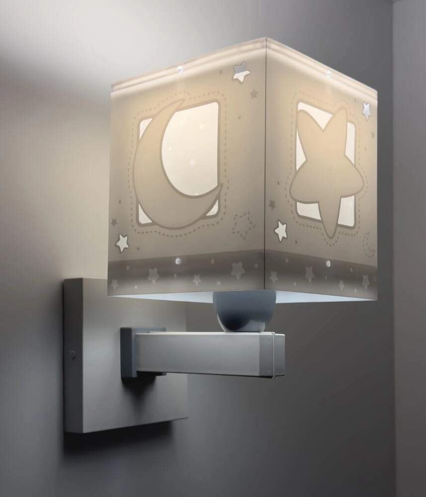 Applique grise Moonlight pour chambre d'enfant Dalber 8420406632391