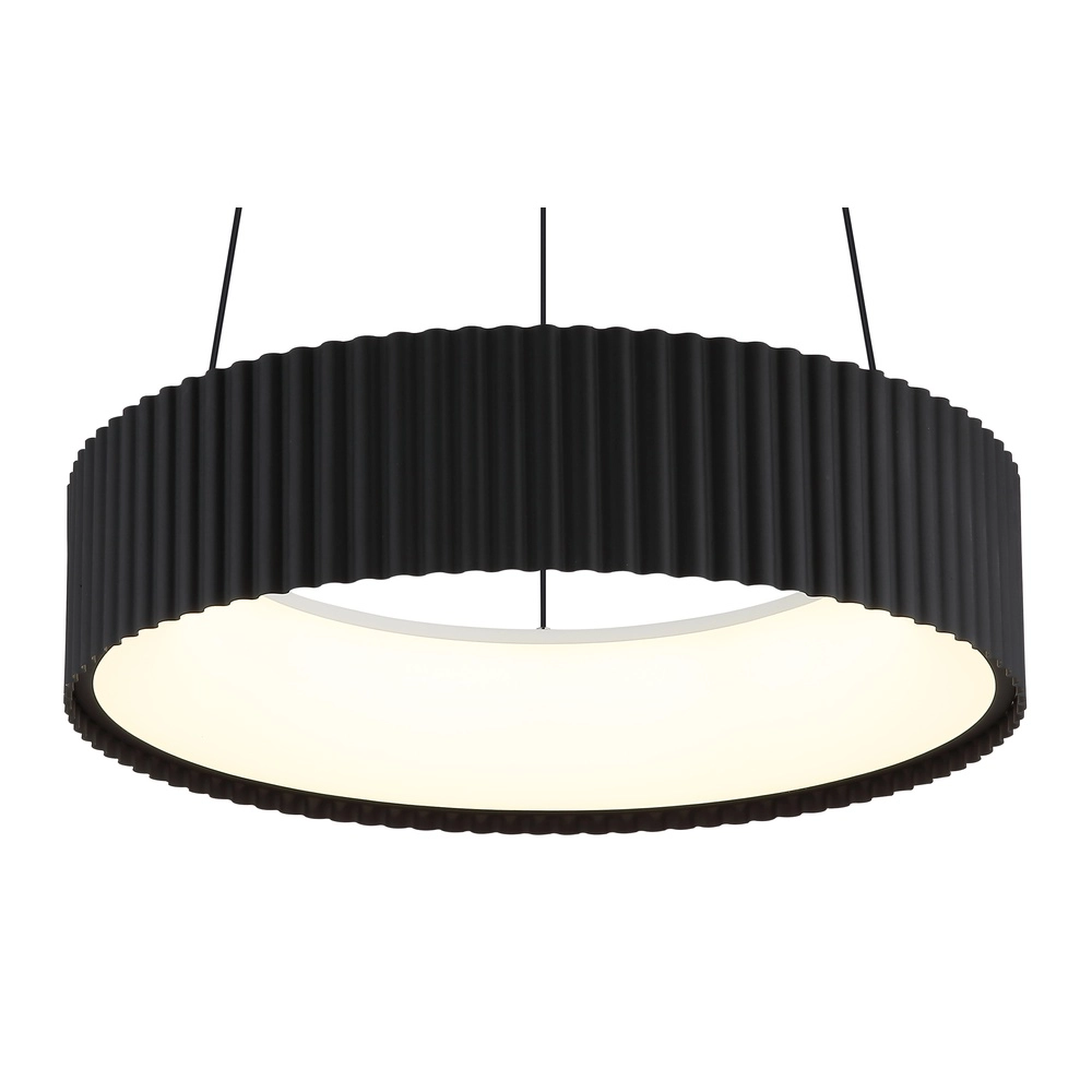 Lampe pendante de conception Kemp noir Ø 46cm Globo 9007371569274