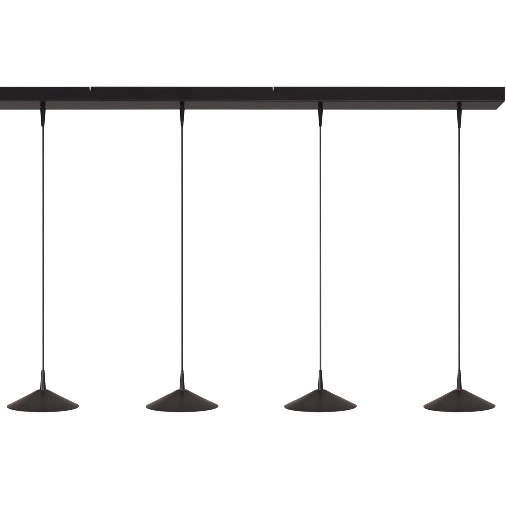 Lampe suspendue à 5 lumières Ceppo noir Ø 18cm Masterlight 8718121352077