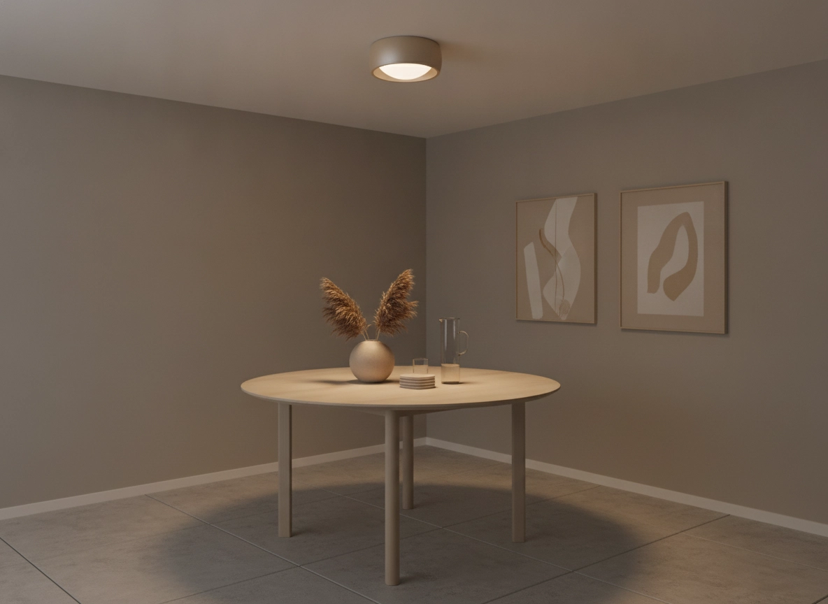 Lampe de plafond élégante Montana Ø15cm - Champagne