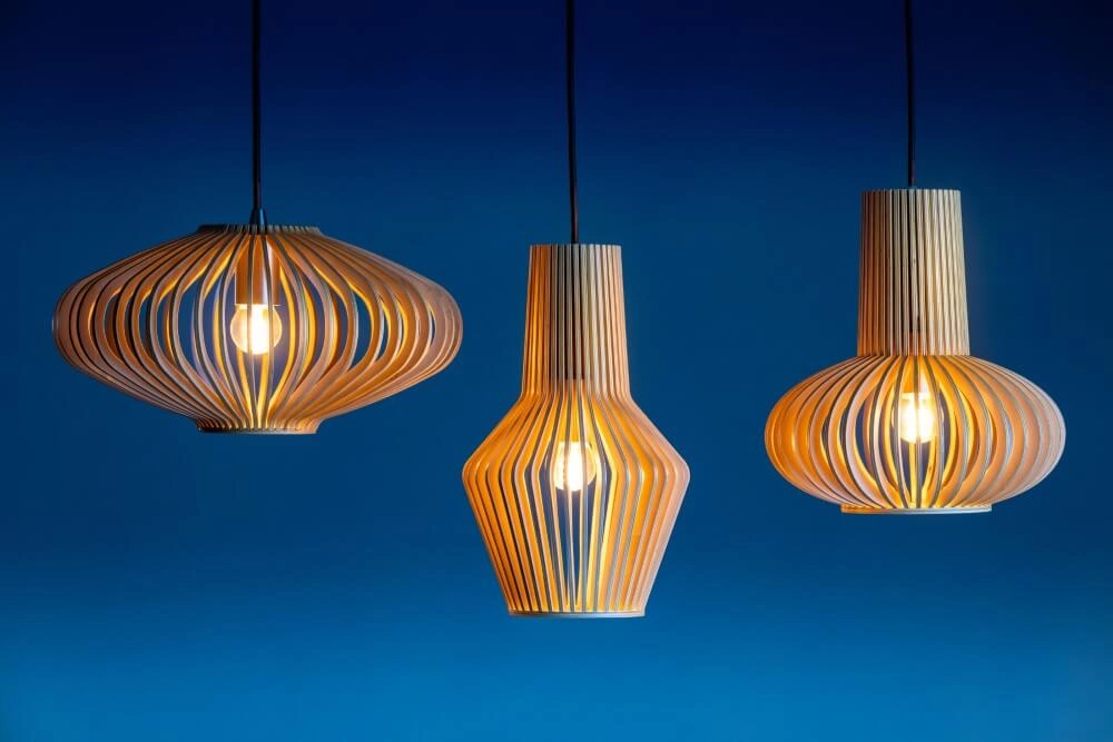 Lampe suspendue en bois Tess Ø 25 cm ETH 8720195305347