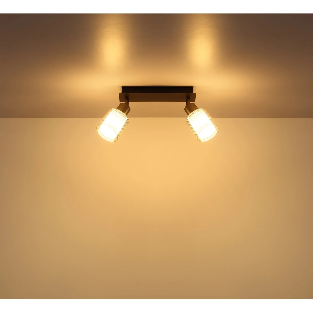 Lampe de plafond à design Villegas Deux pistolets légers en métal Globo 9007371572946