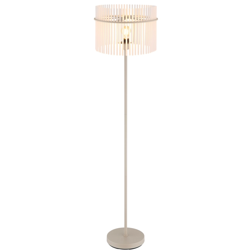 Lampadaire Gorley brun sable avec verre Ø 38cm Globo 9007371575701
