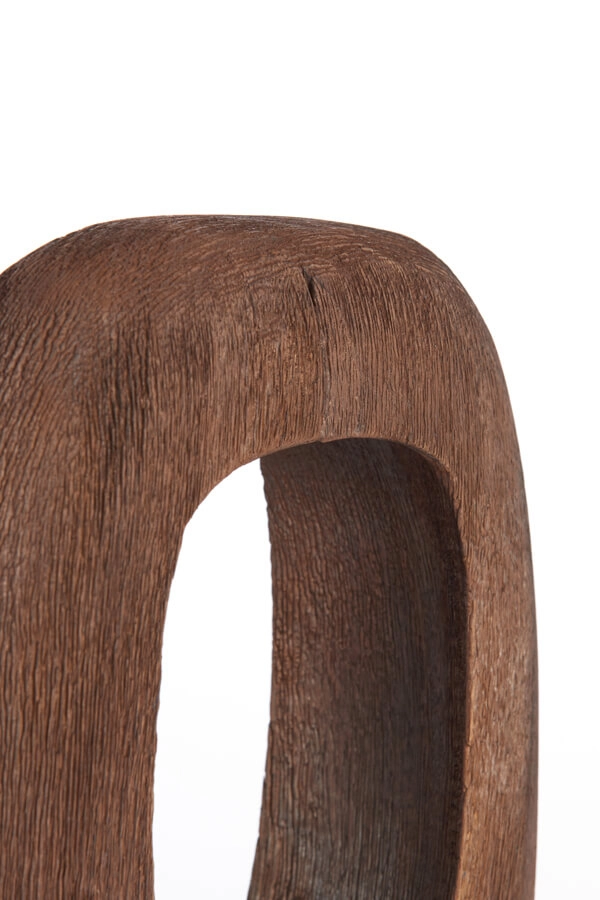 Lampe de table en bois foncé Kelafo 24 x 30 cm Light & Living 8717807691073