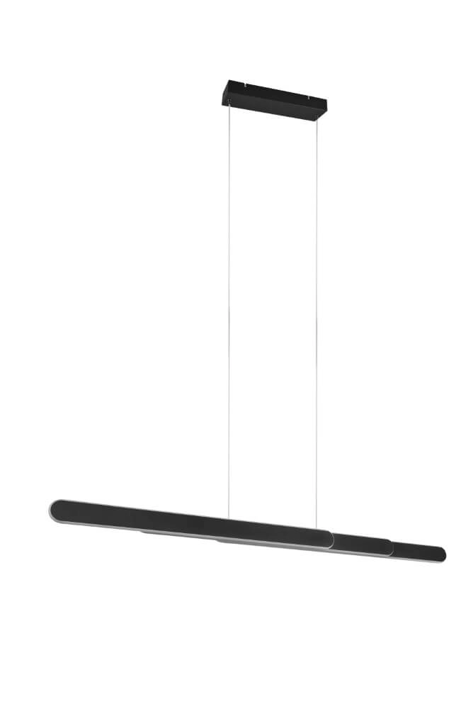 Lampe suspendue Helios 130cm noir Trio 4017807577839