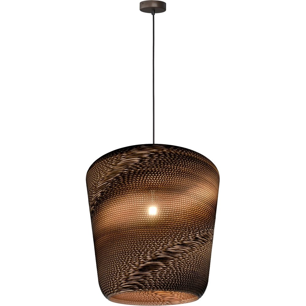 Lampe suspendue au cacao Carta Moody Ø abat-jour Think Paper 54cm